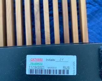 Nelson Platform Bench designed by George Nelson. Manufactured by Herman Miller. DWR retail price: $2,295.00.
Base: Wood
Size: 60" Long
Color: Walnut