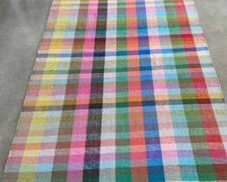 Multitone 675 Rug - 200cm x300cm
Multitone 675 is a rug of Hella Jongerius for Danskina. 100% new wool. Manufactured by Kvadrat.

Multitone 675 is a rug with delicate tones. A twine of colored lines that create a colored grid, as if to look like the famous Scottish tartan texture. Perfectly balanced color to heat the room. This handmade rug is made with a special skill to make original and contemporary. Retail price on Mohd: $2,784.00.