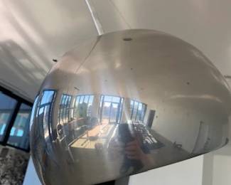 Arco Floor Lamp by Achille Castiglioni, DWR retail price:  $4,095.00. Cararra marle base. Steel arm.