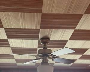 Ceiling Tiles and Ceiling Fan