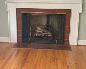 Mantle and Fireplace logs