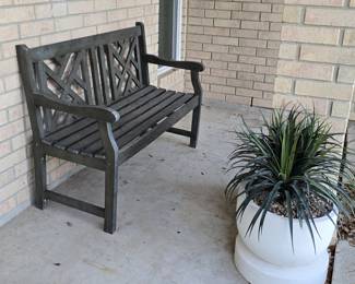 exterior bench