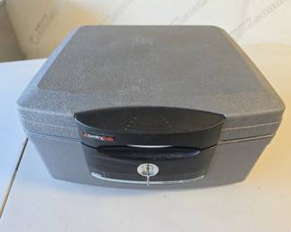 Sentry Safe document fire box with key
