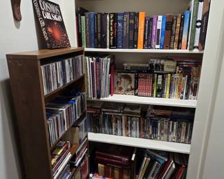 CDs, DVDs, VHS, Books, cookbooks, vintage 1974 & 1975, 2003 Deer Park High School Yearbooks