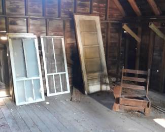 Vintage doors and windows