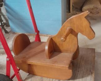 Vintage rocking horse