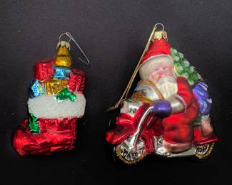 Santa ornaments