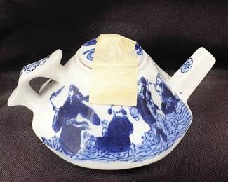 Blue and White Teapot