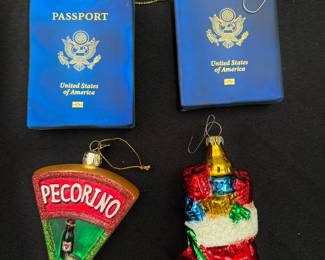 Travel ornaments