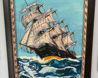 1960’s Painting of Ship