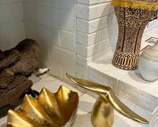 Gold shell and gold whales tail