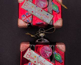Travel Christmas ornaments