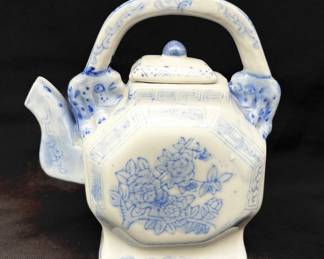 Blue and White Teapot