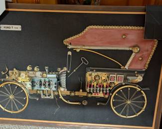 NEAT MADE WITH GEARS, LIKE 3D, KNOW ARTIST