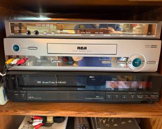 DVD player and VHS players 