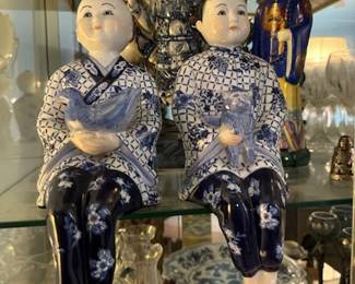 Several Asian Porcelain Figures.