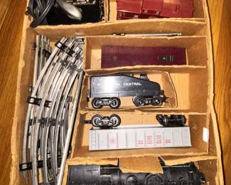 Louis Marx  & Co. Stream Line steam type Electrical Train w/remote control.