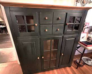 BUY IT NOW!  $250.00.  Quality Amish Made Cabinet.  16 1/2" D x 51 1/2" W x 56" H.