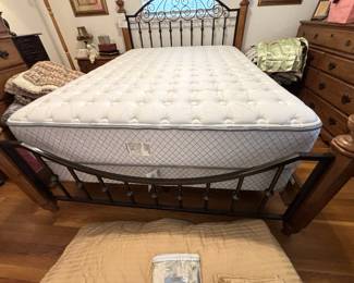 BUY IT NOW! $195.00. Queen size bed with nice quality clean mattress set.