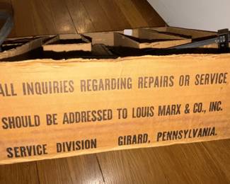 Louis Marx  & Co. Stream Line steam type Electrical Train w/remote control.