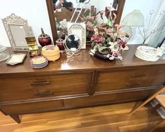 Dresser with mirror.