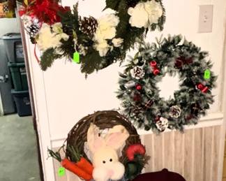 Wreaths.