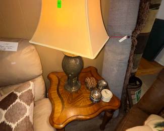 Pair of end tables.  23 1/2" x 24" x 24"