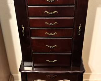 Jewelry Cabinet.