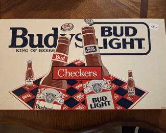 Bud VS. Bud Light Checkers game.