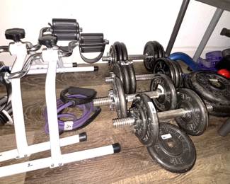 Exercise equipment.