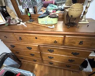 BUY IT NOW!  $175.00. Dresser with mirror.                    20" x 61" x 38"