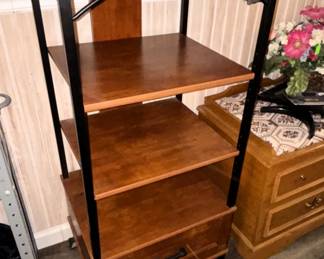 $60.00. Sauder Storage Tower.                                                      21 1/2" W x 17 1/2" D x 44" H.