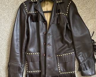 Deer skin vintage coat