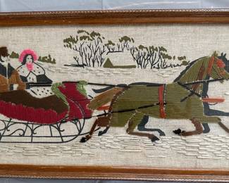 Vintage needle point