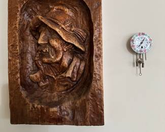 Rare Old German man with pipe / brings good luck ! From Germany rare