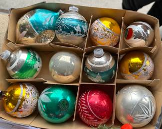 Vintage Christmas bulbs