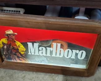 Light up Marlboro sign