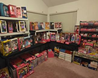 Some of the awesome Barbie collection