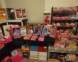 Some of the awesome Barbie collection