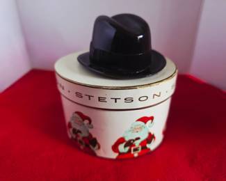 Vintage Stetson Salesman Sample - Santa Box