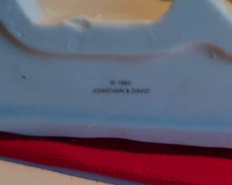 1980 Enesco Precious Moments Nativity Walls - 2 pc