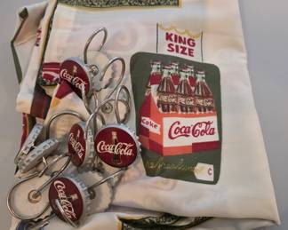 Coca cola Shower Curtain
