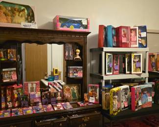 Some of the awesome Barbie collection