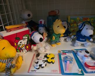 Various Snoopy Collectibles