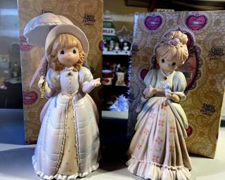 Precious Moments Victorian Girls
