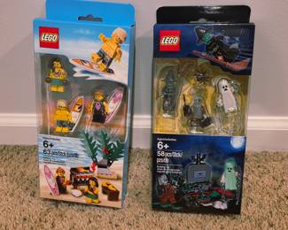 Lego Mini Figure Beach & Halloween sets