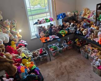 Ty Beanie Buddy's, Beanie Babies, McD Teeny Beanies, Pillow Pals, Collector Club....Oodles and Oodles!! So dang cute!