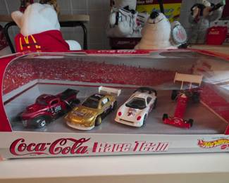 Hotwheels Coca Cola Race Team Set
