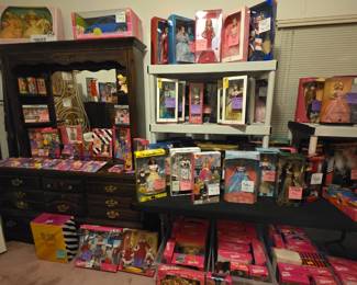 Some of the awesome Barbie collection