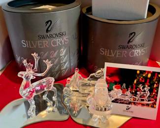 Swarovski Sleigh, Santa & Reindeer